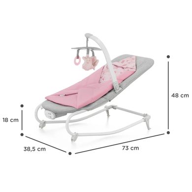 Шезлонг-качели 3 в 1 Felio 2 Peony Rose KinderKraft FELI20PNK