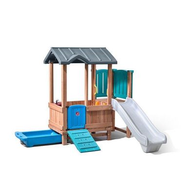 Детская площадка Adventure Playhouse с горкой и песочницей Step2 4906KR