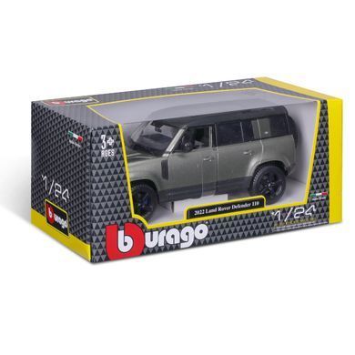 Металева машинка Land Rover Defender 110 (2022) Bburago 18-21101 (1:24)