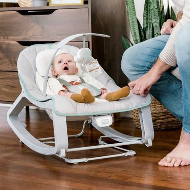 Дитячий шезлонг-гойдалка та крісло для малюків 3 в 1 Keep Cozy Ingenuity 12428