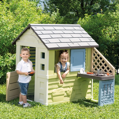 Ігровий будиночок з літньою кухнею Pretty Playhouse and Kitchen Smoby Life 7600810738