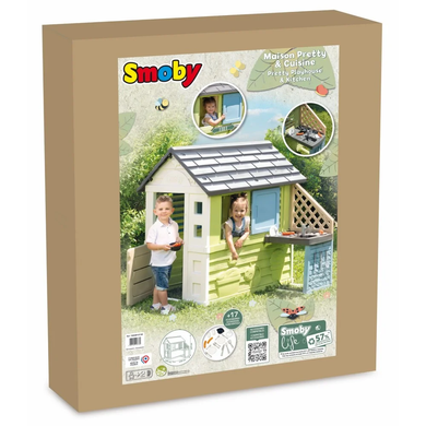 Ігровий будиночок з літньою кухнею Pretty Playhouse and Kitchen Smoby Life 7600810738
