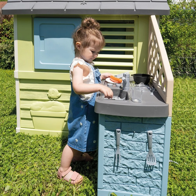 Ігровий будиночок з літньою кухнею Pretty Playhouse and Kitchen Smoby Life 7600810738
