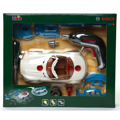 Игровой набор Тюнинг автомобиля с отверткой Ixolino II Bosch mini Car tuning set Theo Klein 8630