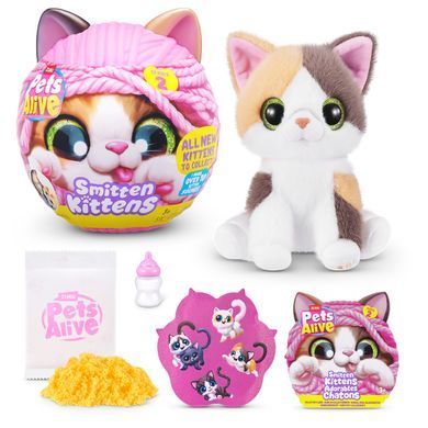 Интерактивный игровой набор Игривые котята Smitten Kitten Pets Alive S2 Zuru 9568