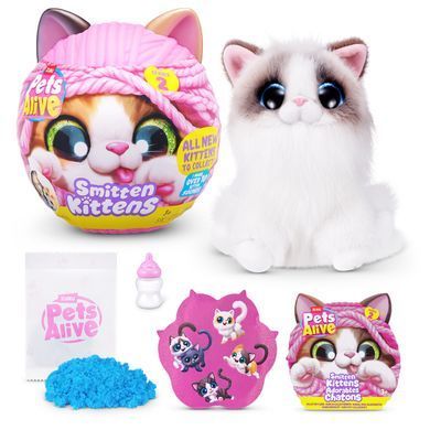 Интерактивный игровой набор Игривые котята Smitten Kitten Pets Alive S2 Zuru 9568