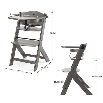 Стульчик для кормления Kinderkraft Enock Brown KKKENOCBRWF0000