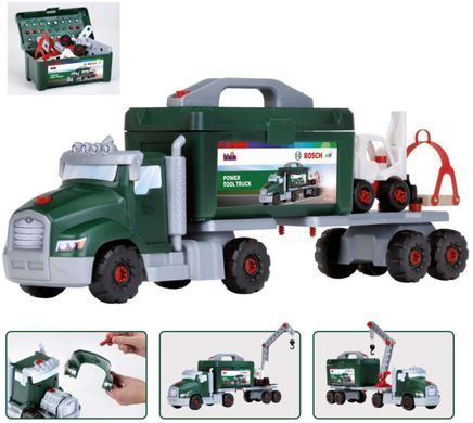 Игровой набор Грузовик с инструментами 4в1 Bosch mini Power Tool Truck set Theo Klein 8626