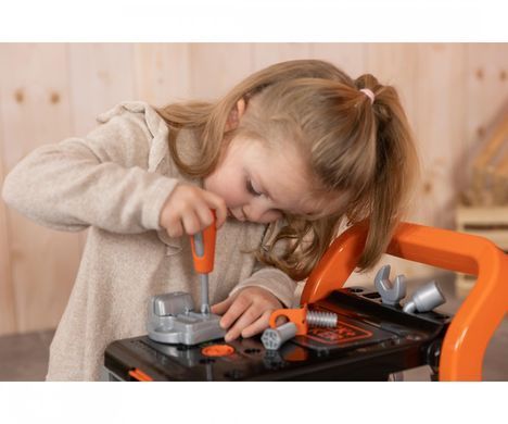 Дитяча пересувна майстерня з інструментами 3 в 1 Black+Decker Smoby 360219