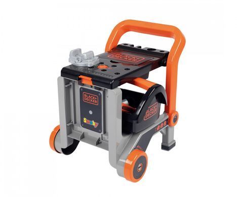 Дитяча пересувна майстерня з інструментами 3 в 1 Black+Decker Smoby 360219