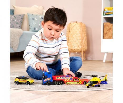 Ігровий набір Volvo Транспортер рятувальної служби Rescue Transporter Dickie Toys 3717005