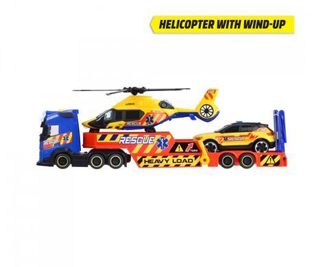 Ігровий набір Volvo Транспортер рятувальної служби Rescue Transporter Dickie Toys 3717005