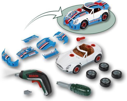 Игровой набор Тюнинг автомобиля с отверткой Ixolino II Bosch mini Car tuning set Theo Klein 8630