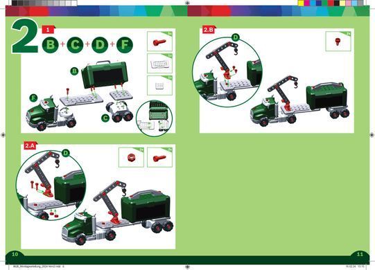 Игровой набор Грузовик с инструментами 4в1 Bosch mini Power Tool Truck set Theo Klein 8626