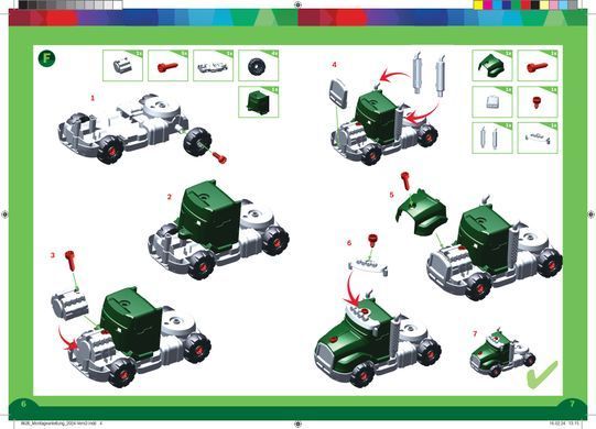 Игровой набор Грузовик с инструментами 4в1 Bosch mini Power Tool Truck set Theo Klein 8626