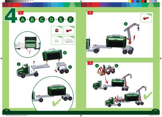 Игровой набор Грузовик с инструментами 4в1 Bosch mini Power Tool Truck set Theo Klein 8626