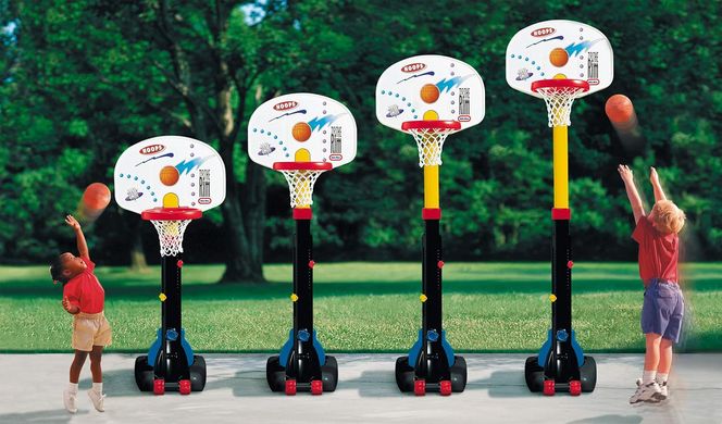 Дитяча вулична баскетбольна стійка з кільцем Easy Store Basketball Little Tikes 4339