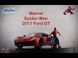 Металева машинка 2017 Ford GT Marvel Spider-Man з фігуркою Людини-Павука 1:24 Jada Toys 253225002