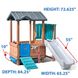 Детская площадка Adventure Playhouse с горкой и песочницей Step2 4906KR