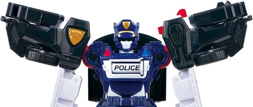 Набір роботів-трансформерів 2в1 Поліцейська машина S5 Rescue Tobot P Police Car Young Toys 301152
