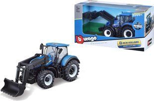 ТракторFarm New Holland T7.315 Agriculture с передним ковшом (1:32, 15 см.) Bburago 18-31632