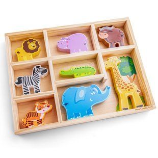 Іграшковий Набір тварини у коробці Сафарі, New Classic Toys (18518)