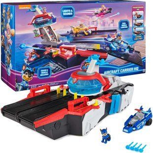 Ігровий набір Hasbro Штаб-квартира Авіаносець Щенячого патруля PAW Patrol Aircraft Carrier HQ 20142979 звук, світло