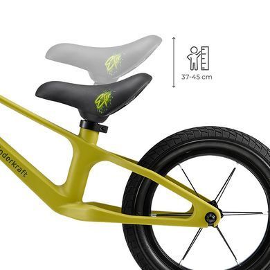 Двухколесный беговел Kinderkraft Eter Lime KRETER00LIM0000 желтый