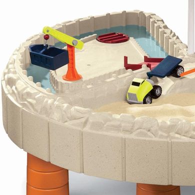 Игровой водный стол-песочница Строительная площадка с зонтиком Little Tikes 401N Builders Bay Sand and Water Table