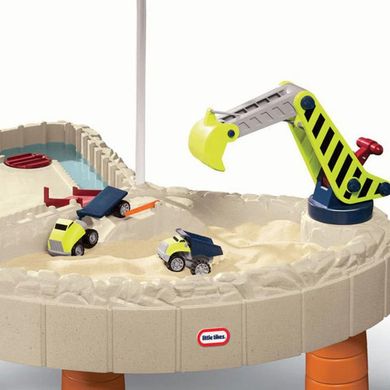 Игровой водный стол-песочница Строительная площадка с зонтиком Little Tikes 401N Builders Bay Sand and Water Table