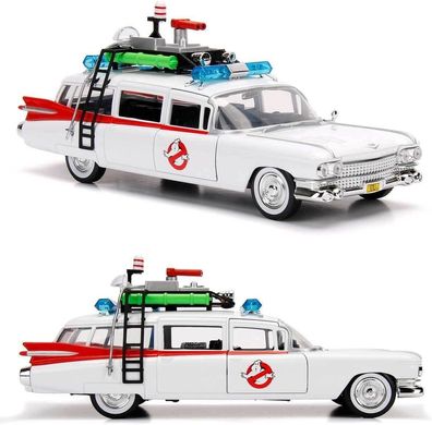 Металлическая машинка 1959 Cadillac ECTO-1 Ghostbuster (1:24) Охотники за привидениями Jada Toys 253235000