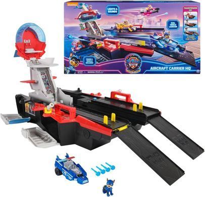 Ігровий набір Hasbro Штаб-квартира Авіаносець Щенячого патруля PAW Patrol Aircraft Carrier HQ 20142979 звук, світло