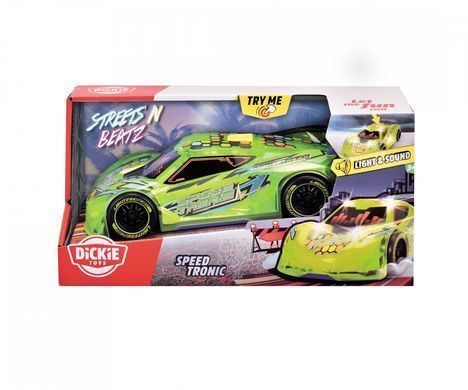 Автомобіль Швидкісний ритм (20 см) Speed Tronic Dickie Toys 3763009 звук та світло