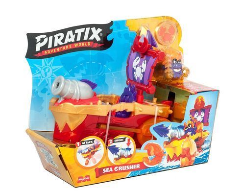 Ігровий набір Піратський корабель Морський громовик Sea Crusher Piratix Adventure World PPXSP114IN20