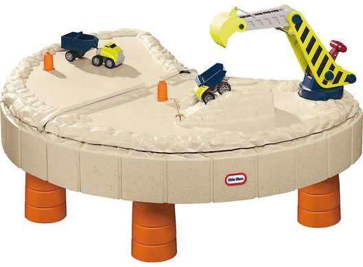 Игровой водный стол-песочница Строительная площадка с зонтиком Little Tikes 401N Builders Bay Sand and Water Table