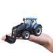 ТракторFarm New Holland T7.315 Agriculture с передним ковшом (1:32, 15 см.) Bburago 18-31632