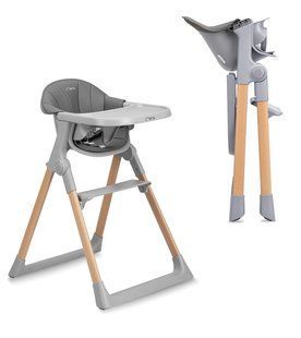 Стульчик для кормления MoMi Kala Grey KRKA00025