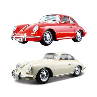 Уценка Металлическая машинка Porsche 356B (1961) (1:24) Bburago 18-22079 в ассортименте