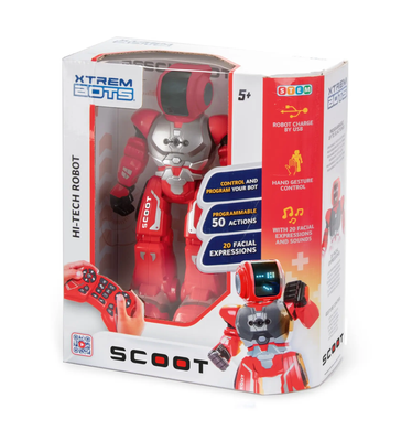 Робот рятівник на радіокеруванні Scoot STEM Xtrem Bots Blue Rocket XT3803426