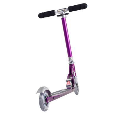 Складной двухколесный самокат (до 100 кг) Micro Sprite Foldable purple metallic SA0132 пурпурный металлик
