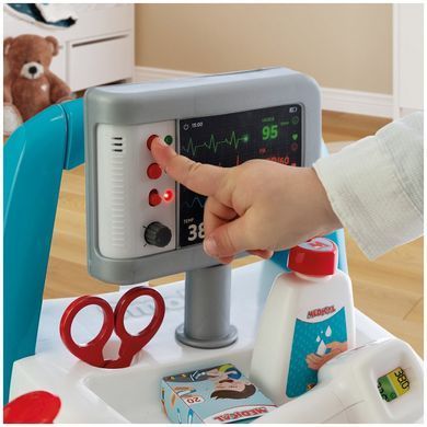 Ігровий набір електронний медичний візок Лікаря Smoby Electronic Medical Trolley 340207 звук та світло