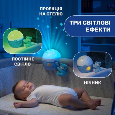 Ночник проектор Next 2 Stars Chicco 07647.2 голубой