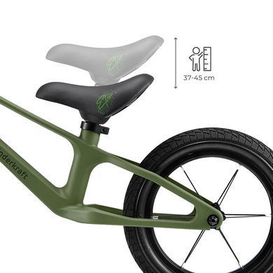 Двухколесный беговел Kinderkraft Eter Green KRETER00GRE0000 зеленый