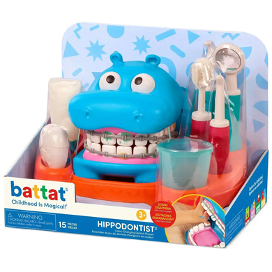 Ігровий набір Бегемотик у стоматолога Hippodontist Battat Lite BT1803Z