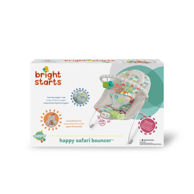 Крісло-гойдалка Happy Safari Bouncer Bright Starts Kids II 11508