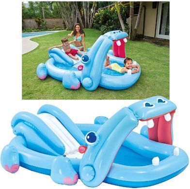 Детский игровой центр- бассейн с горкой Hippo Play Center Intex 57150&nbsp;