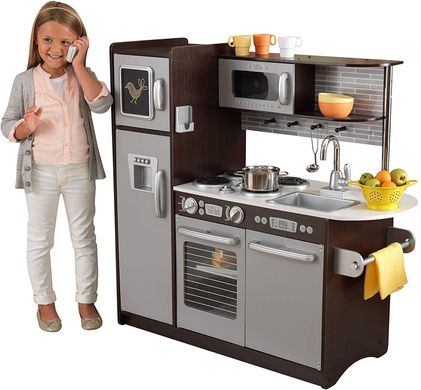 Деревянная игровая кухня Эспрессо Uptown Espresso KidKraft 53260