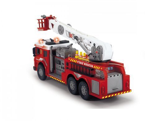 Велика пожежна машина (62 см) з водяною гарматою Fire Brigade Dickie Toys 3719015 звук, світло