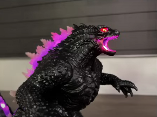 Інтерактивна Ґодзілла на радіокеруванні Godzilla x Kong: The New Empire (1:12, 2.4 GHz) Jada Toys 253256005 світло, звук, ефект пару