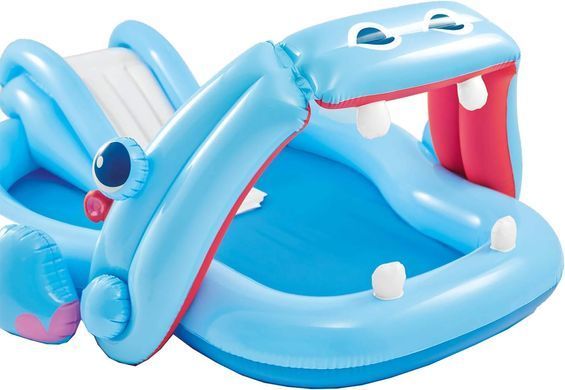 Детский игровой центр- бассейн с горкой Hippo Play Center Intex 57150&nbsp;